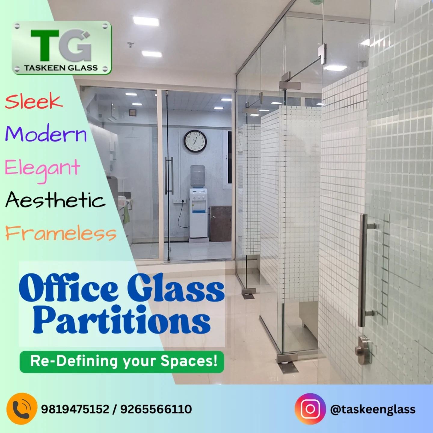 Taskeen - Office Glass Partitions that Re-Defines your Spaces ...