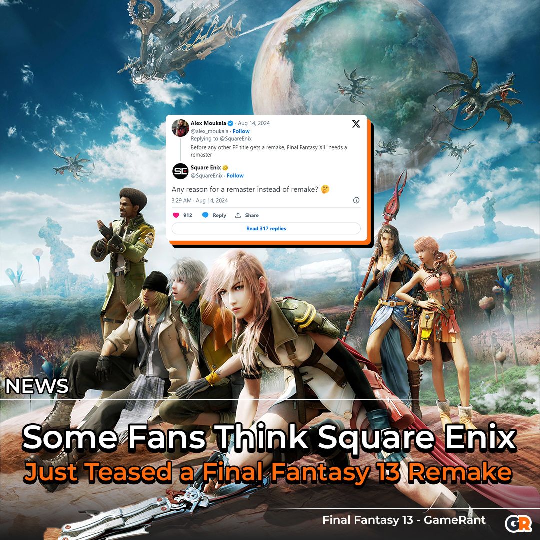 FF13 port teased for Nintendo Switch