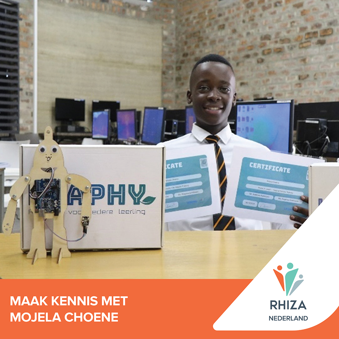 Rhiza - Maak kennis met Mojela Choene, een leerling in klas 11 aan de ...
