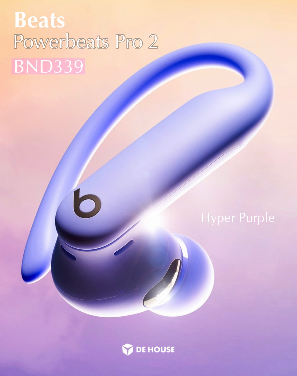 Powerbeats Pro 2 in Hyper Purple available at De House Brunei