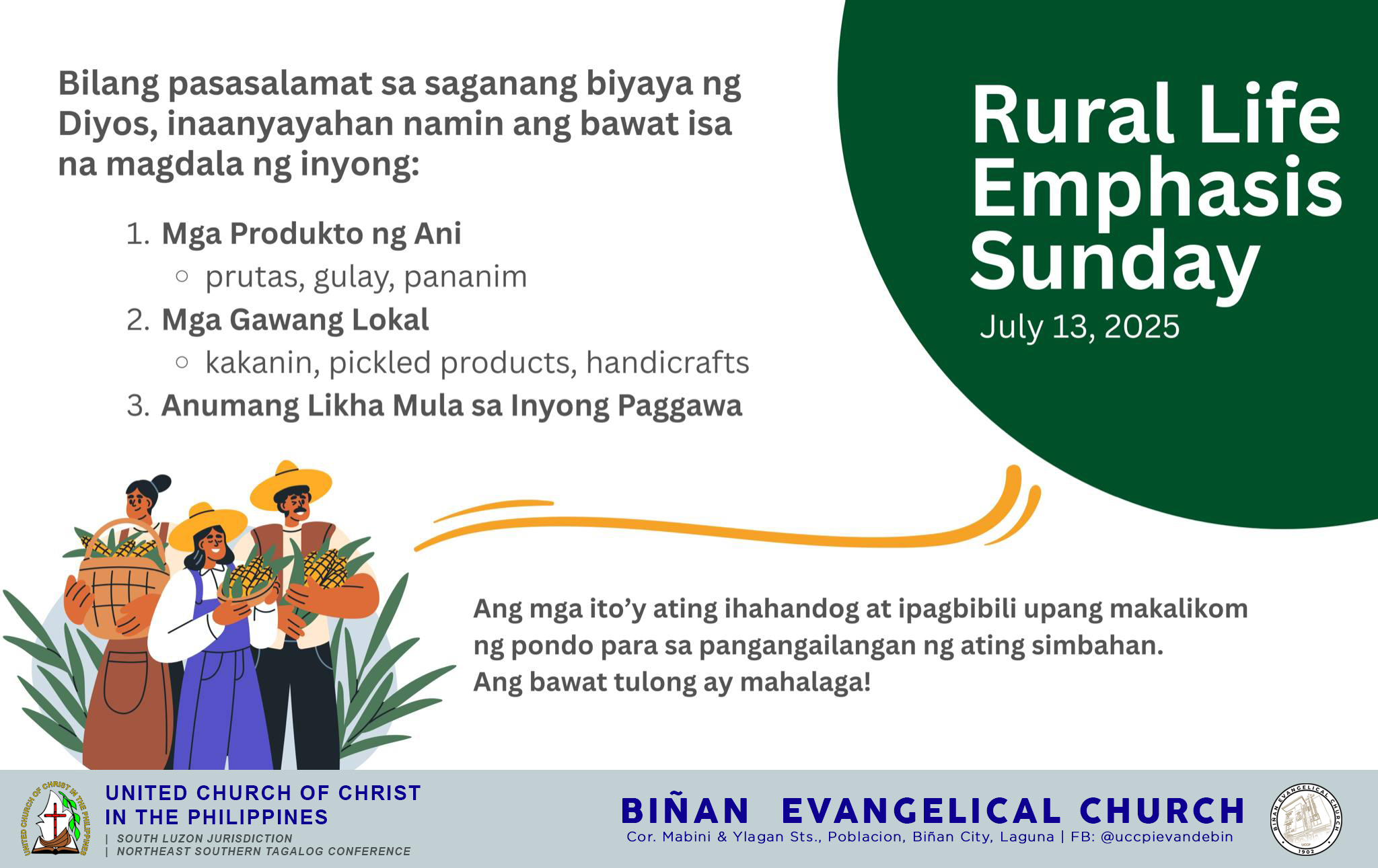 UCCP - Biñan Evangelical Church | Binãn