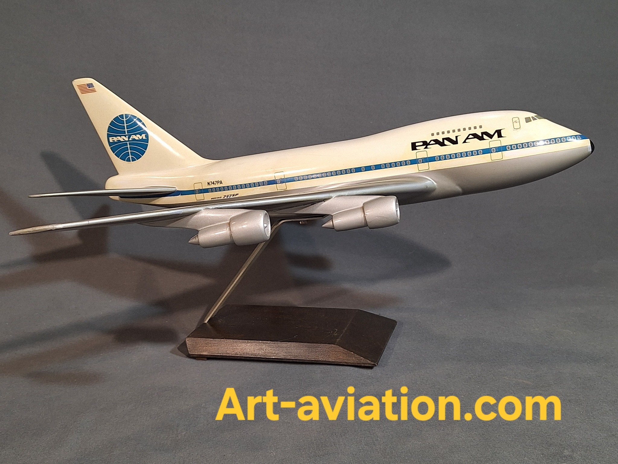 Rare Pan Am B747 SP model for sale