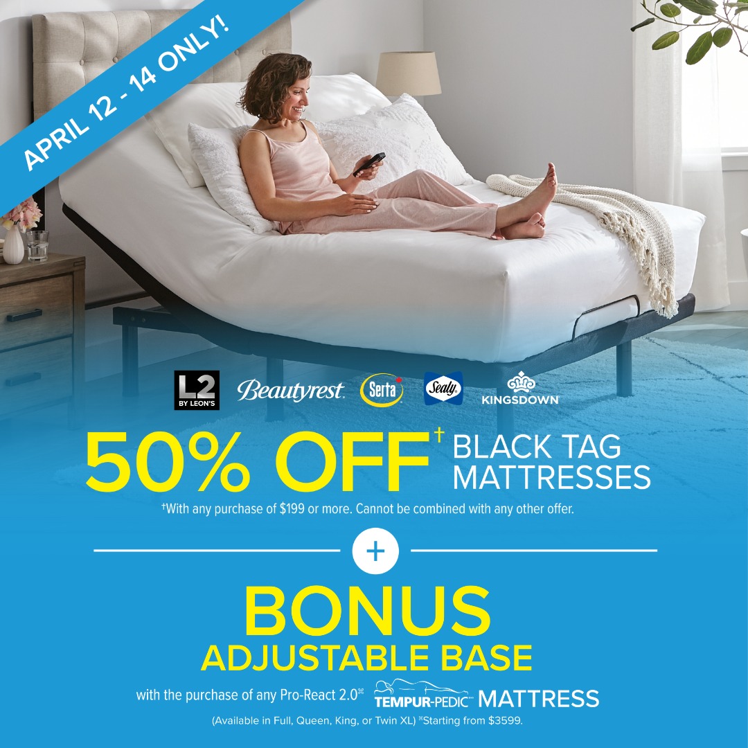 Leon’s FLASH Sleep Sale... Leon's Furniture Medicine Hat