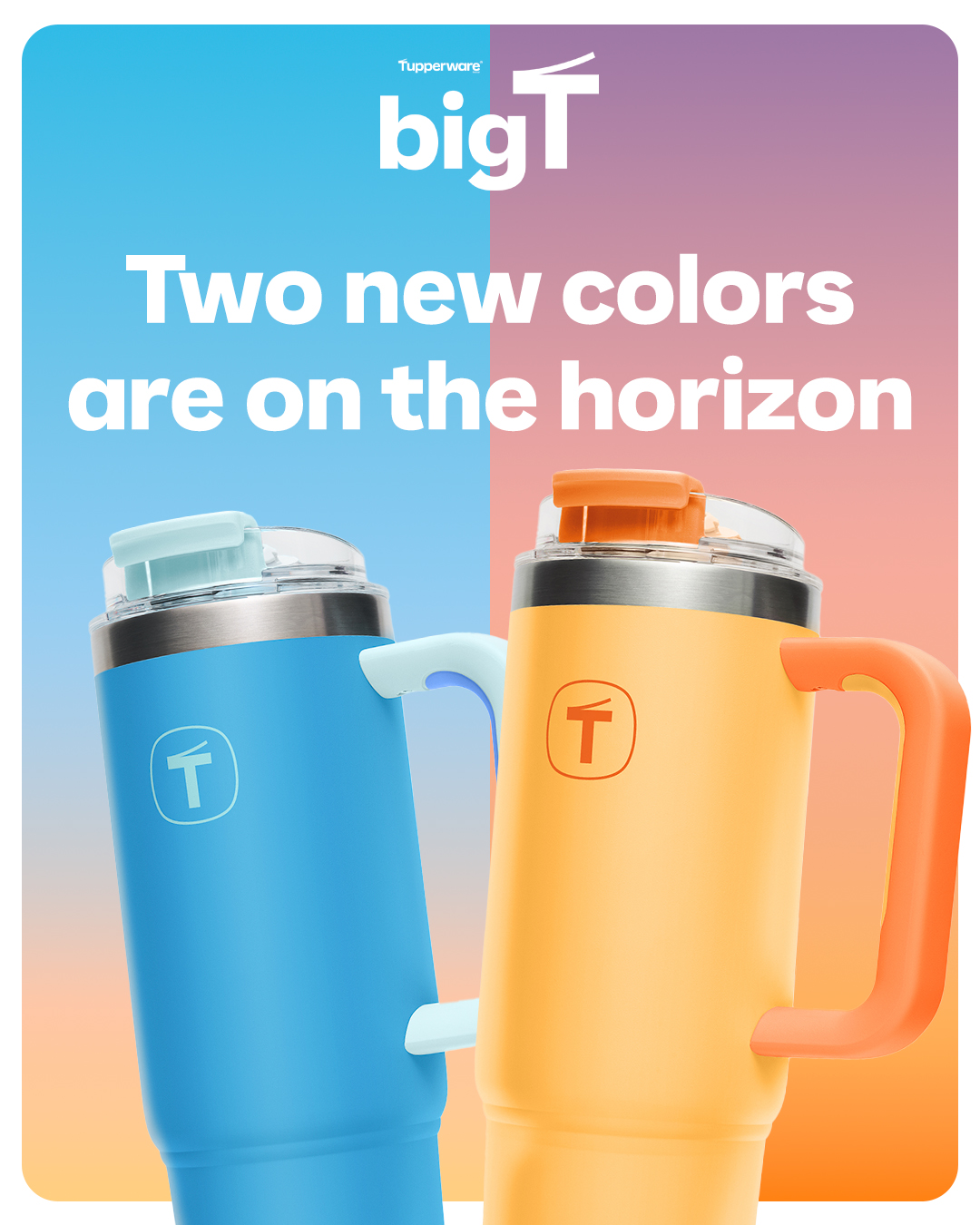Introducing Daybreak Blue 💙 and Sunset Orange 🧡—the two newest