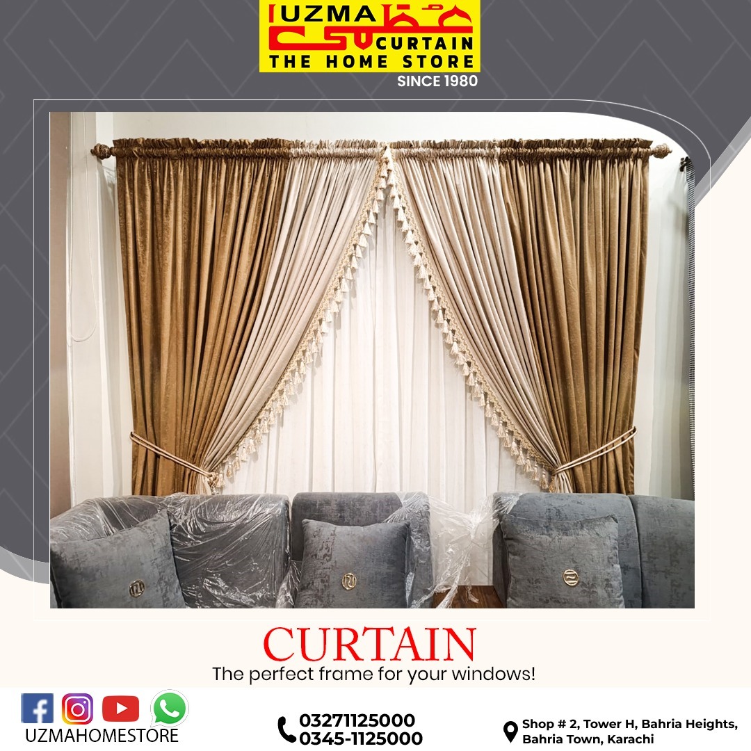 Uzma Curtain - The Home Store - Bahria Town | Karachi