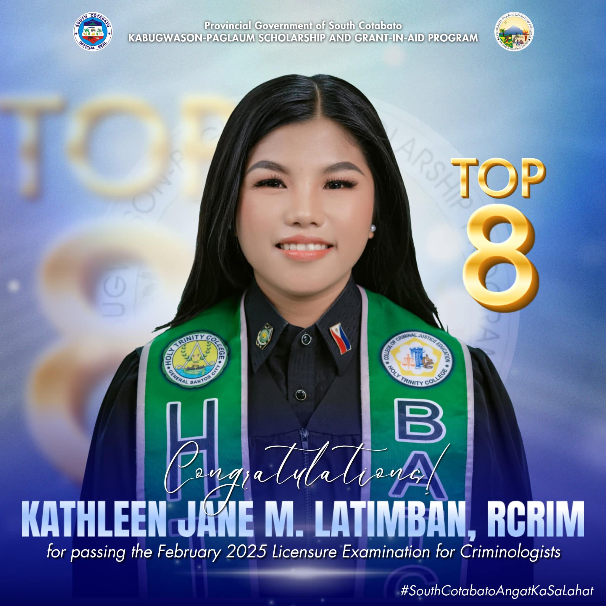 Kabugwason - Congratulations to Ms. Kathleen Jane Modesto Latimban ...