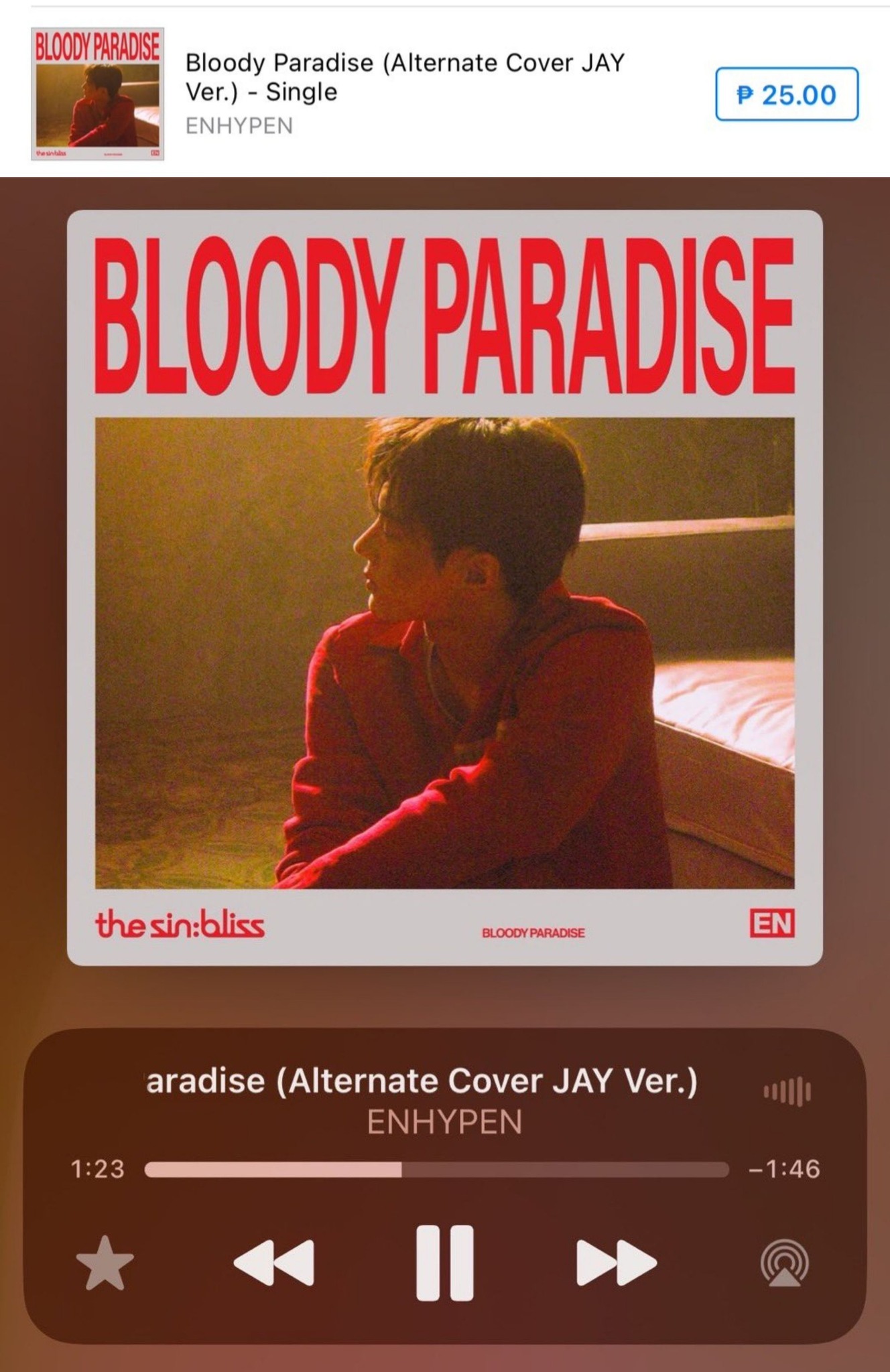 Support ENHYPEN's Jay by purchasing Bloody Paradise alternate