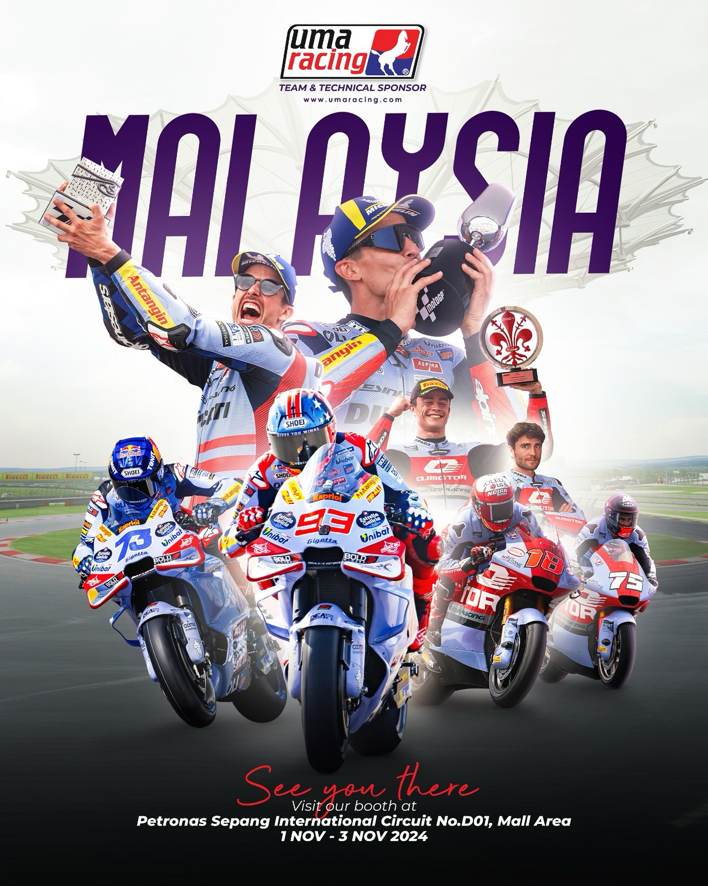 UMA Racing - The excitement builds at the Sepang...