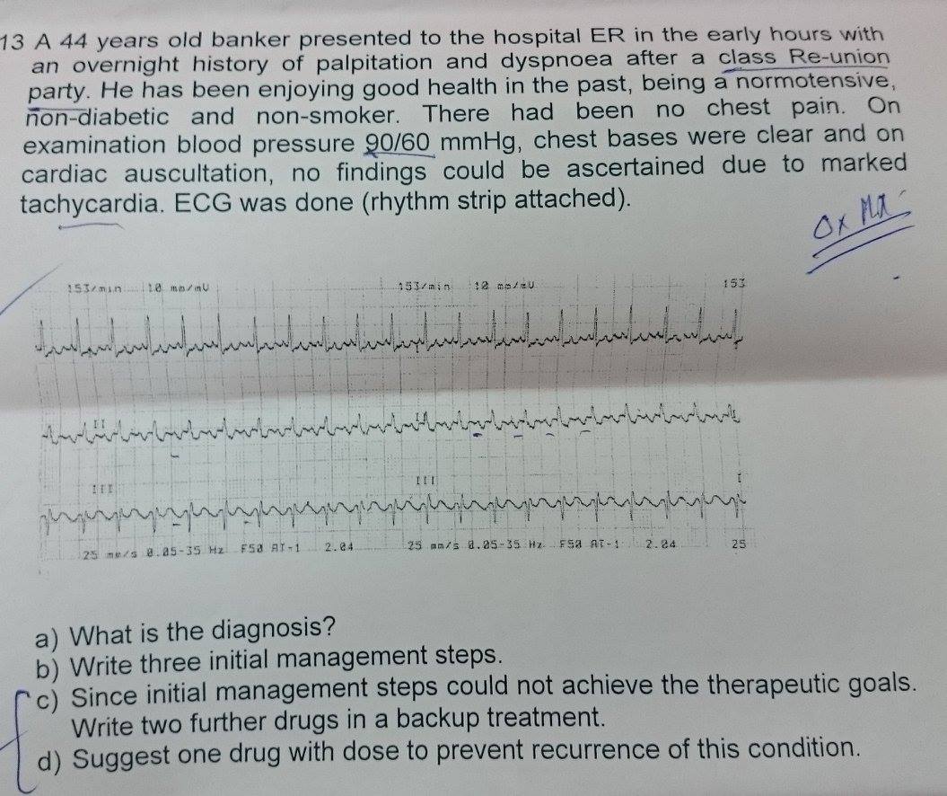 Cardiology CPSP questions... - Cardiology CPSP questions