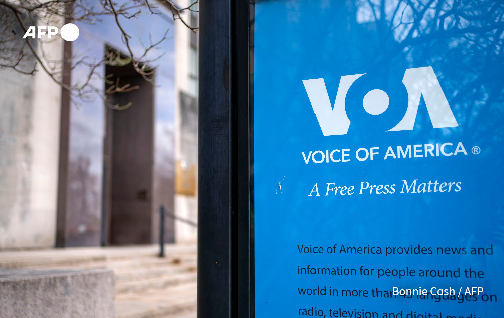AFP - Trump administration begins mass layoffs at Voice of America and ...
