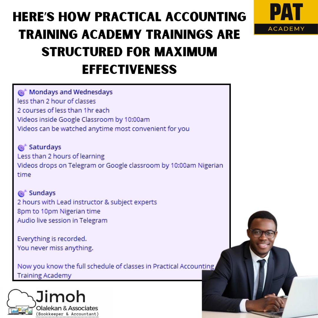 ICAN - HERE’S HOW PRACTICAL ACCOUNTING TRAINING ACADEMY TRAININGS ARE ...