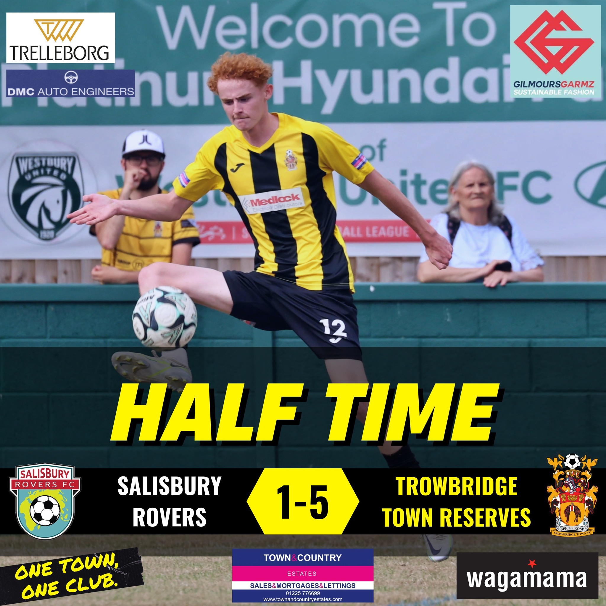 Trowbridge - HALF TIME ⏬️ The Reserves are running riot in the ...