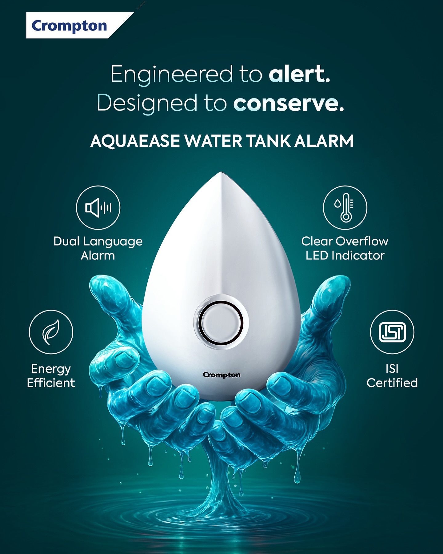 Crompton - Introducing the Aquaease Water Tank Alarm:... | Facebook