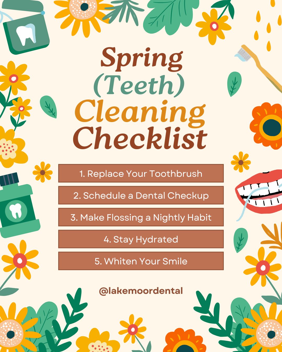 Lakemoor - 🌸 Spring Clean Your Smile! 🦷 Here’s your Spring Teeth ...