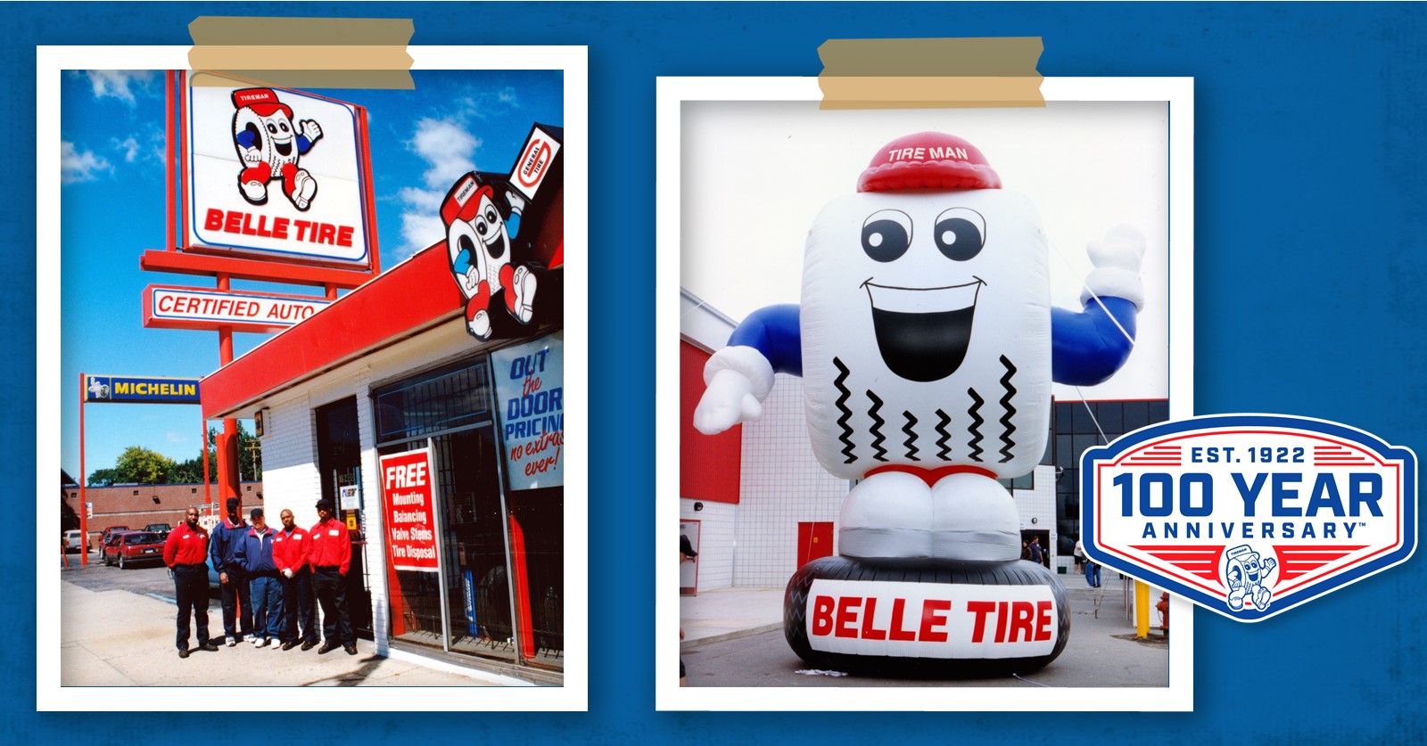 Belle Tire - #TBT: In 1994, we purchased Tireman, doubling... | Facebook