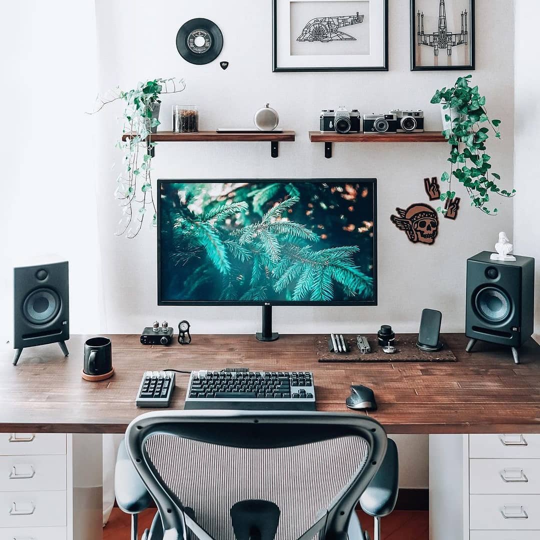 Setup Upgrades - Beautiful home office setup 🙌 For more...