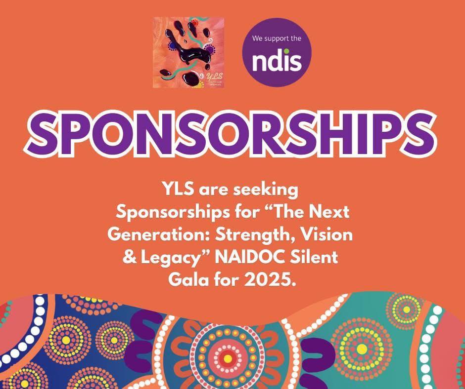 𝐒𝐏𝐎𝐍𝐒𝐎𝐑𝐒𝐇𝐈𝐏𝐒 ‼️ YLS... - Youth Led Services; NDIS registered | Facebook