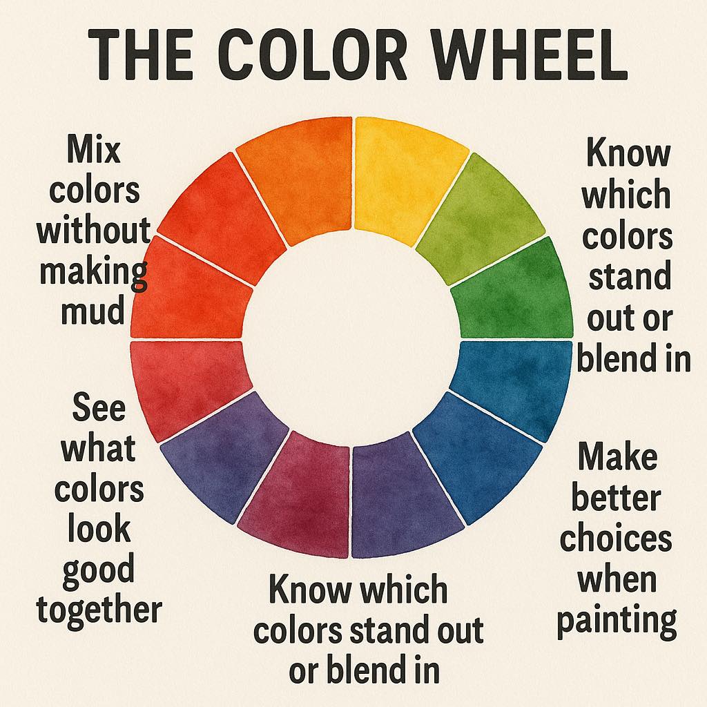 Mary - 🎨 Why a color wheel Is useful! 🖌️ Mix colors without making mud ...