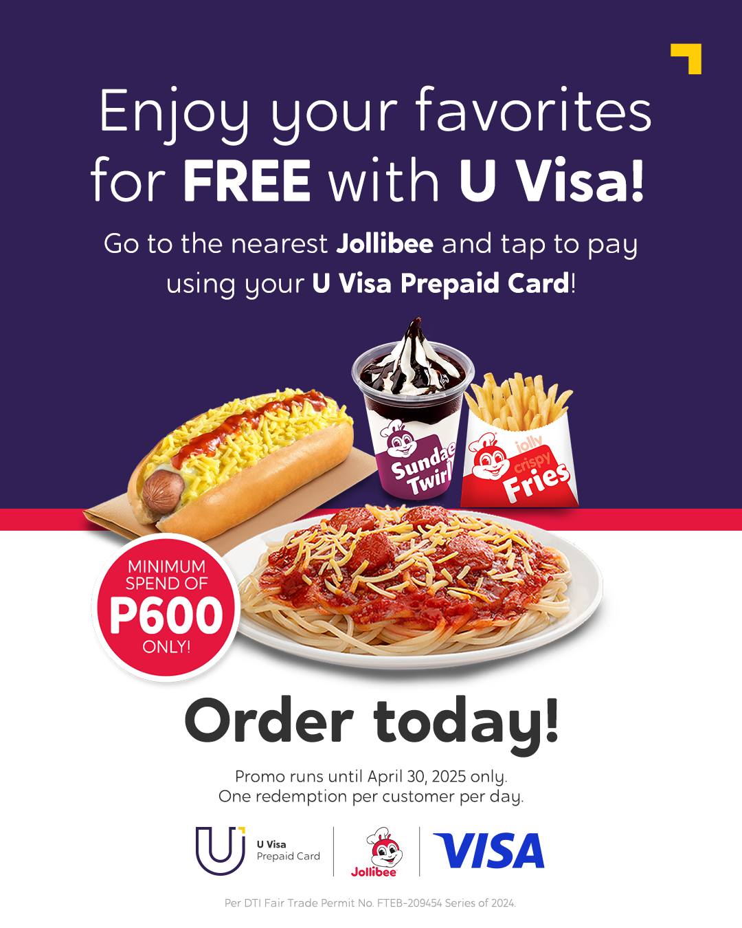 USSC Money Services - Bida ang saya with U Visa! Pay with your U Visa ...