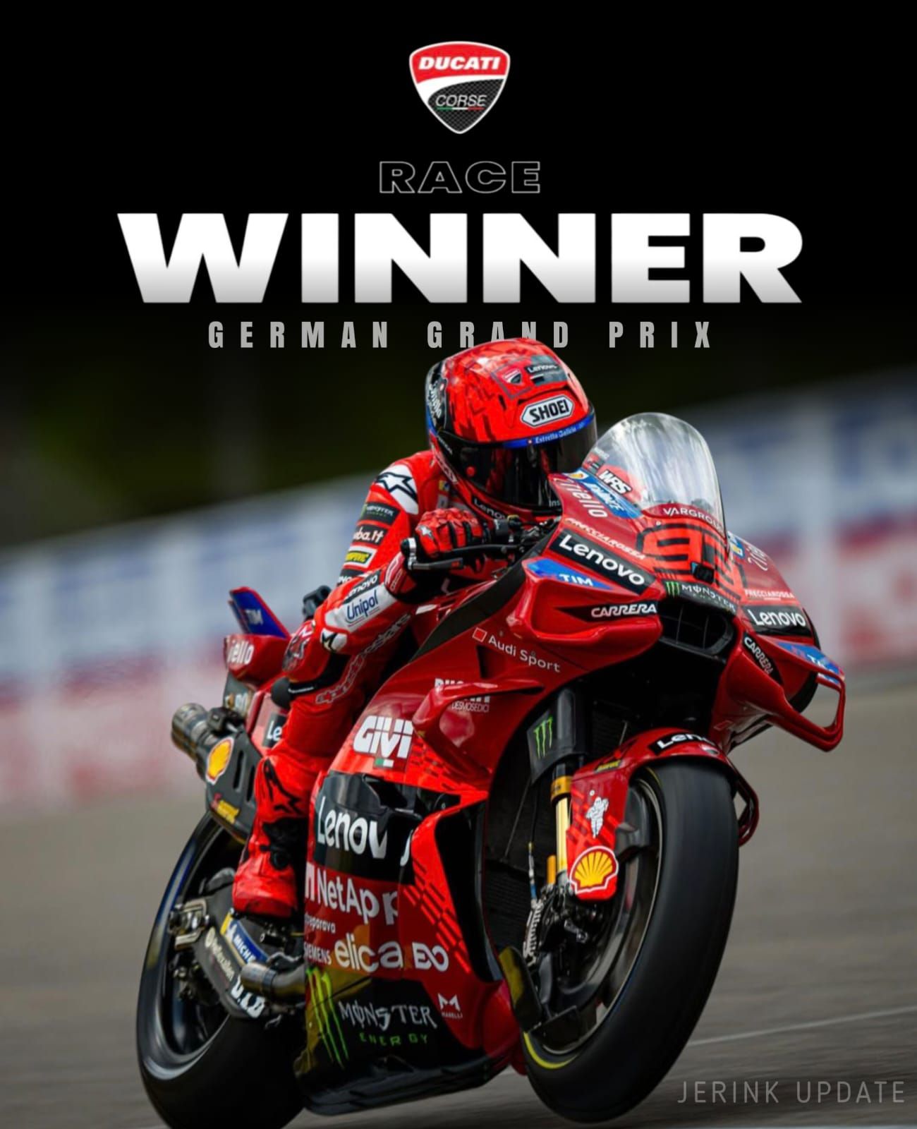 Victory celebrations, Viking style! 🇳🇴😄 Marc Márquez and Ducati