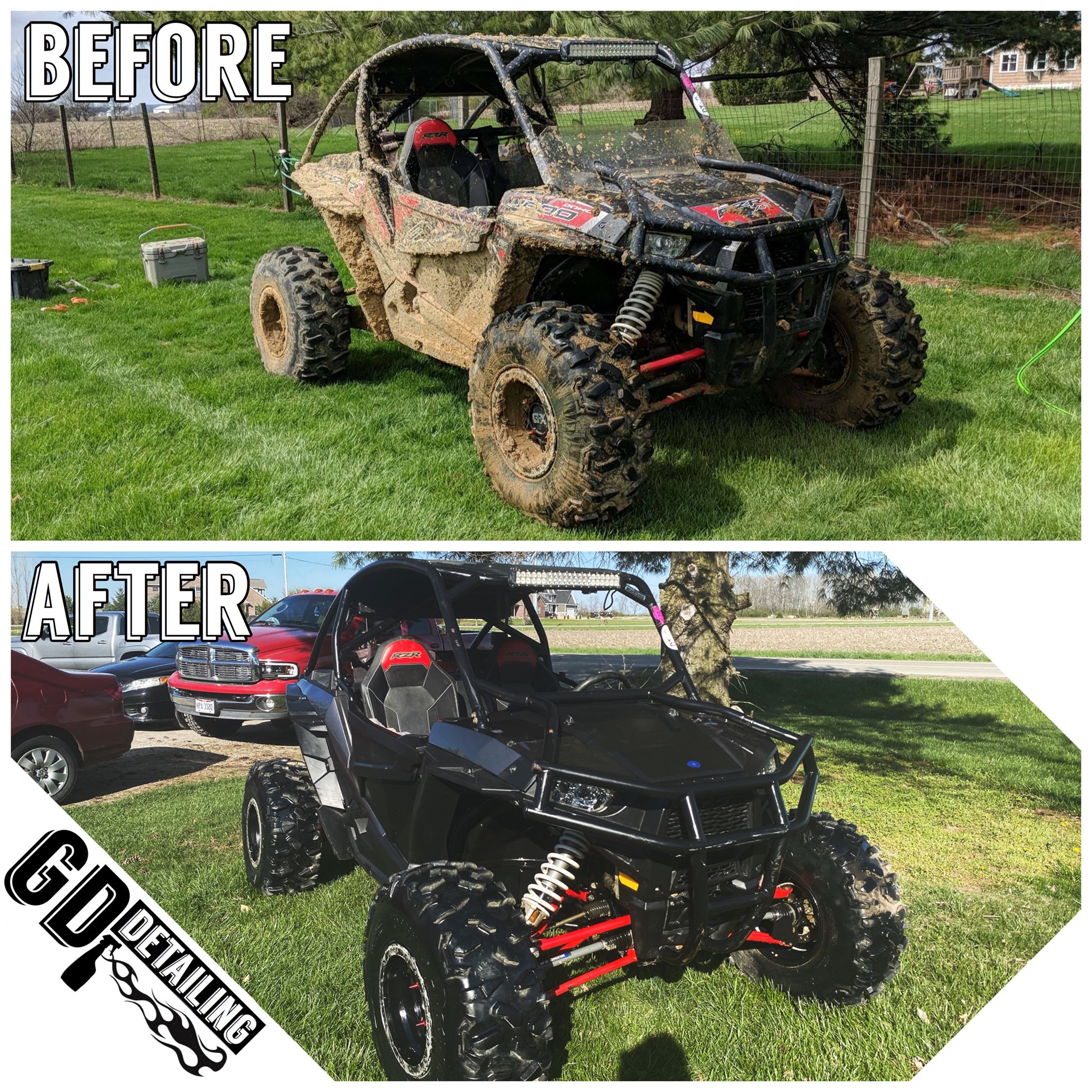 GD Detailing - Some before and after photos of this RZR...