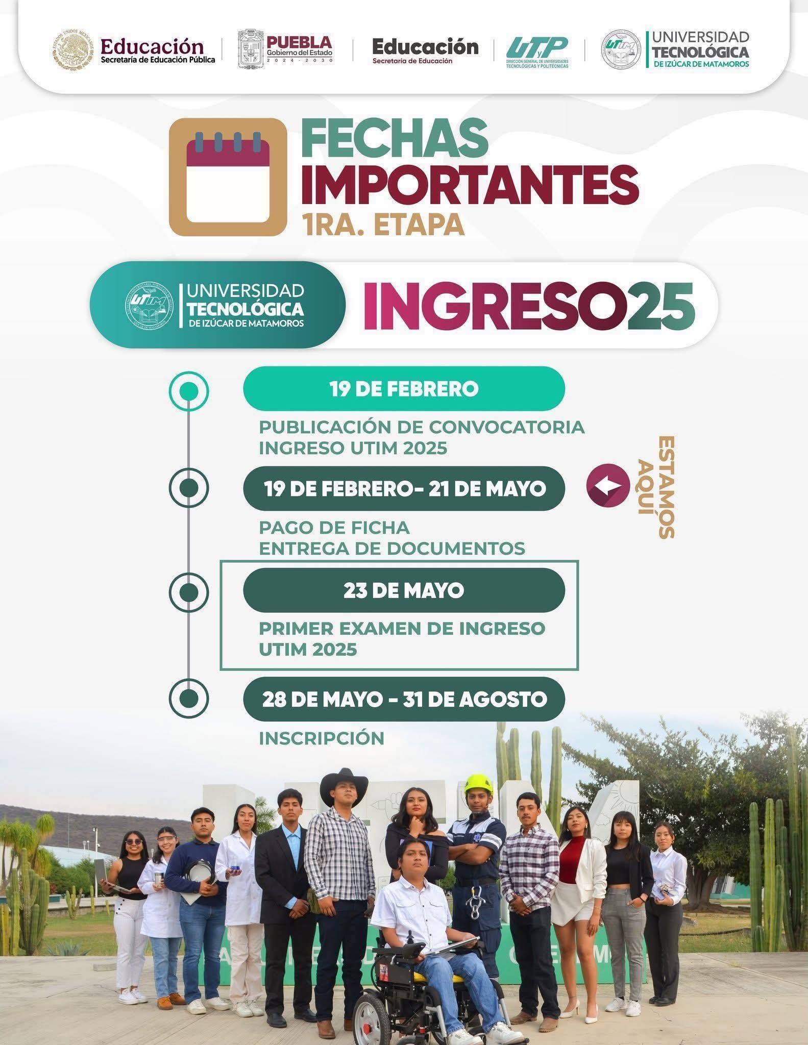 UTIM - 🎉 ¡Atención futuros universitarios! 🚀 Aquí te compartimos las ...