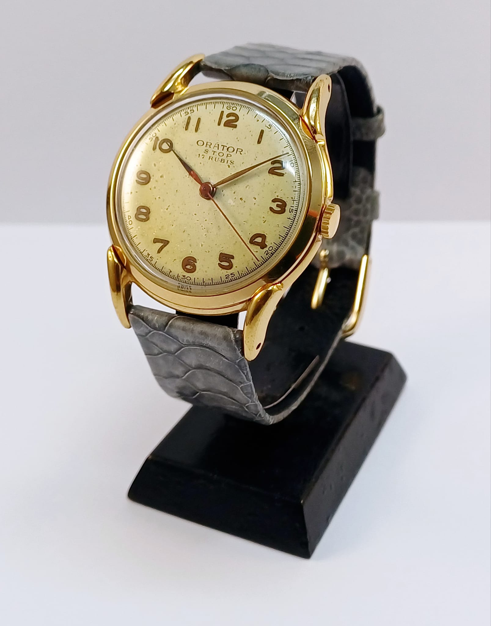 Montre Mécanique Vintage PORTA Mouvement Suisse ETA 1080 - Années 1950, Fonctionne, Occasion