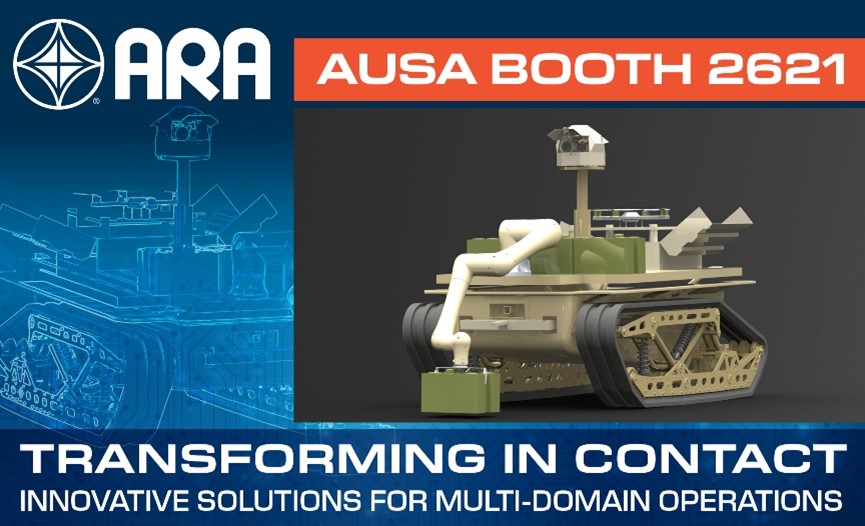 Applied - At #AUSA2024, ARA will demonstrate its solutions supporting ...