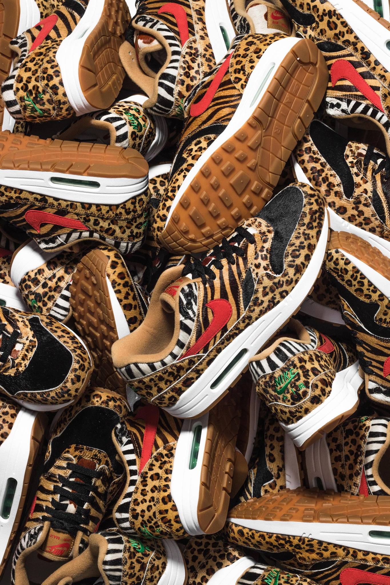 The atmos x Nike Air Max 1 “Animal Pack 3.0 - Giraffe” is one of 