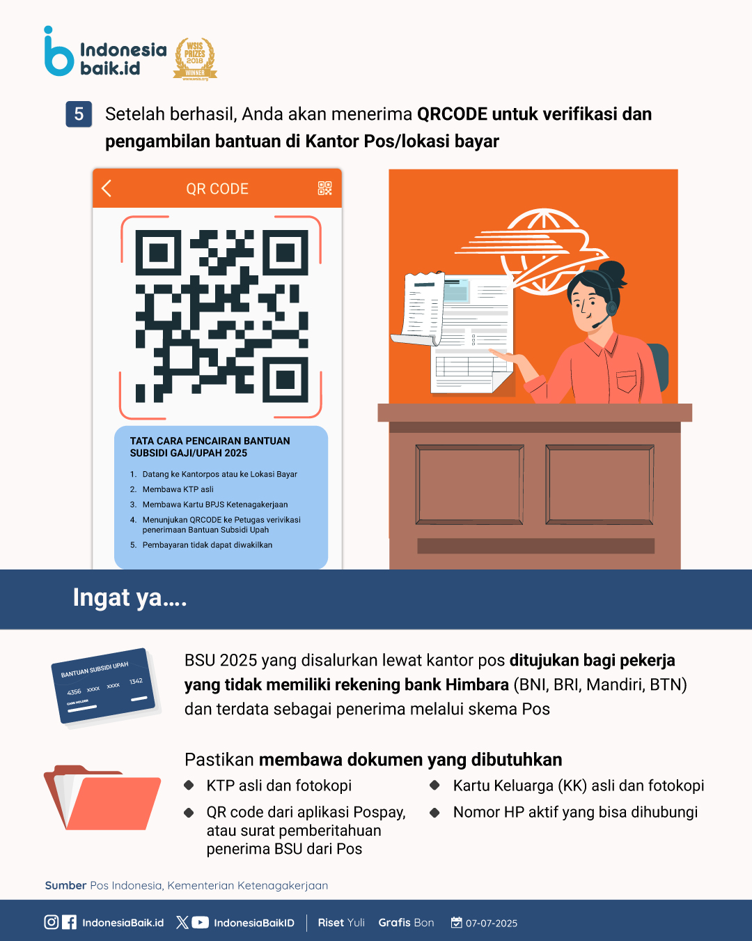 Cara Cek dan Cairkan BSU 2025 Lewat... - IndonesiaBaik.Id | Facebook