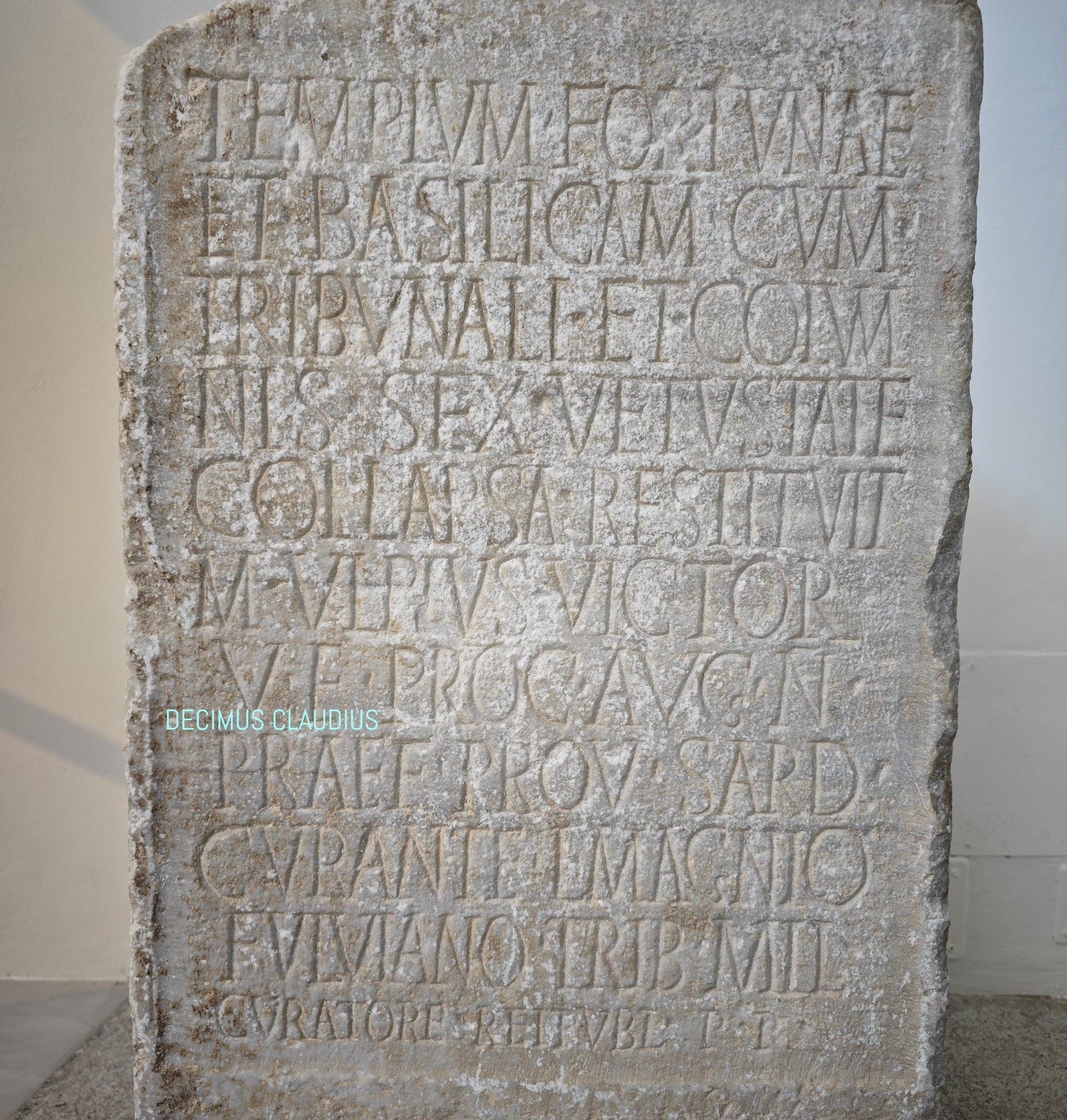History, archaeology & civilizations | A Roman inscription found in the ...