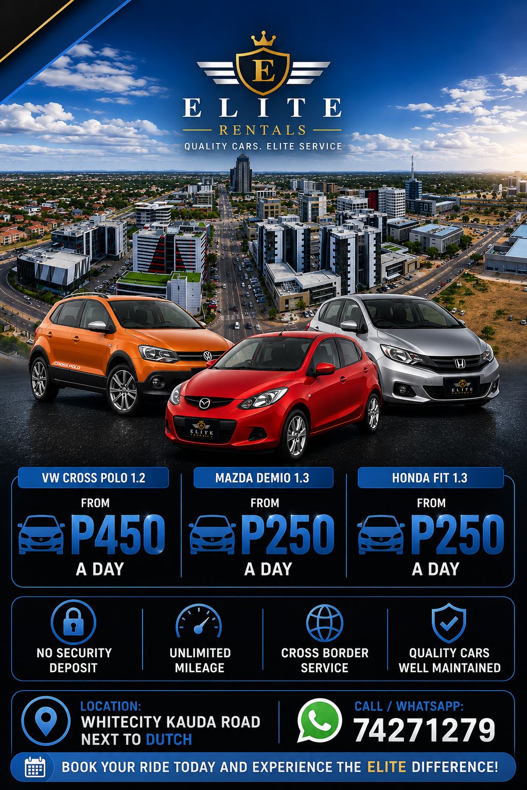 TafengaMonu Rental Cars – Available NOW! 🔑 ​We have rentals ready