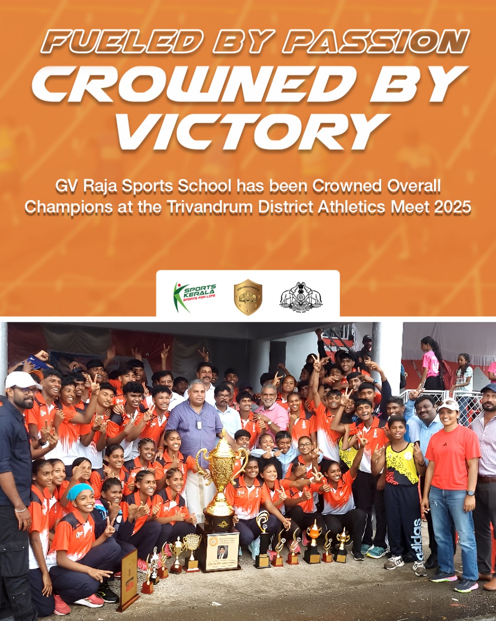 Sports - GV Raja Sports School – District Champions! Fueled by passion ...