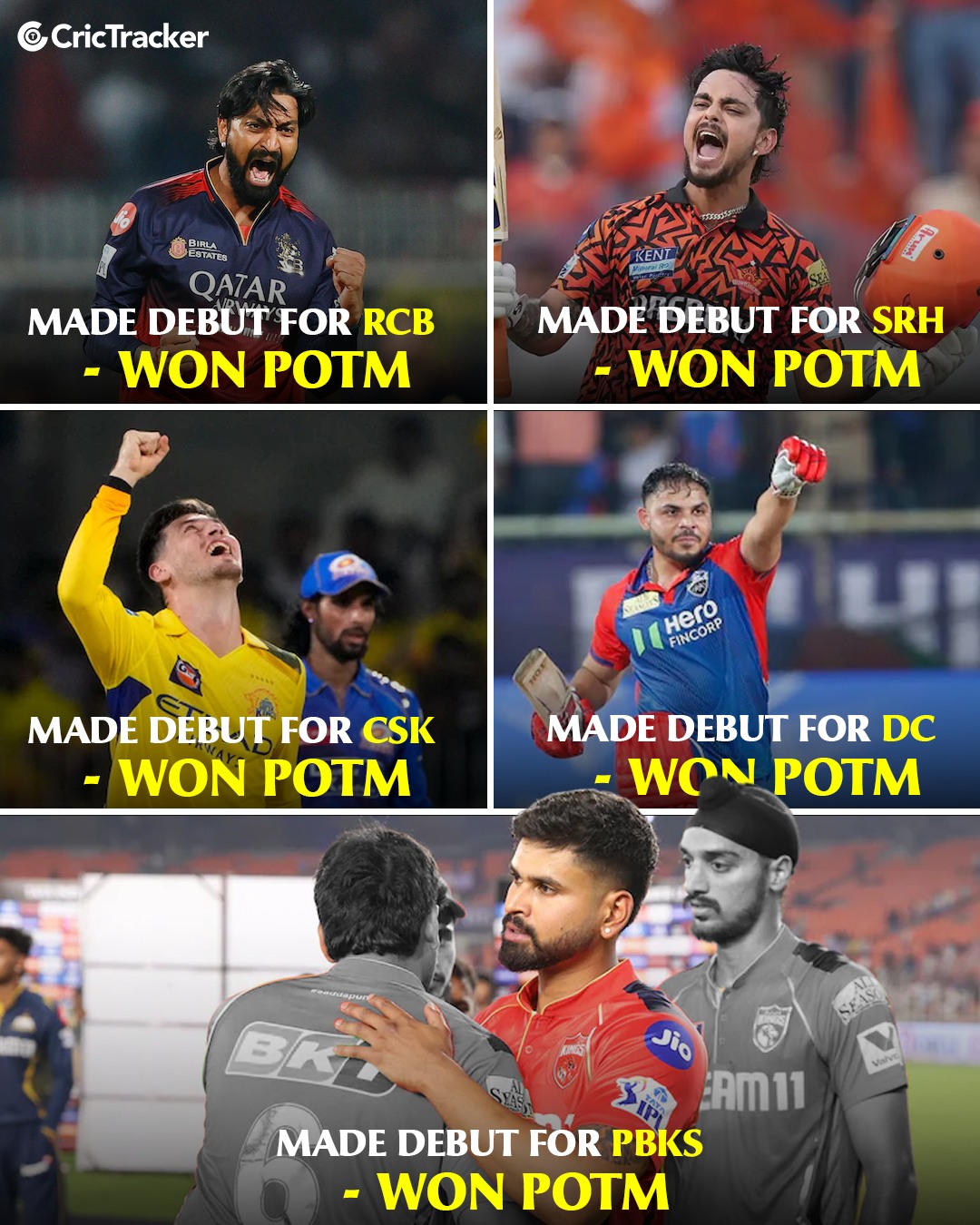 CricTracker - 🖐️ matches 🖐️ debutants 🖐️ POTMS The debutants from their ...
