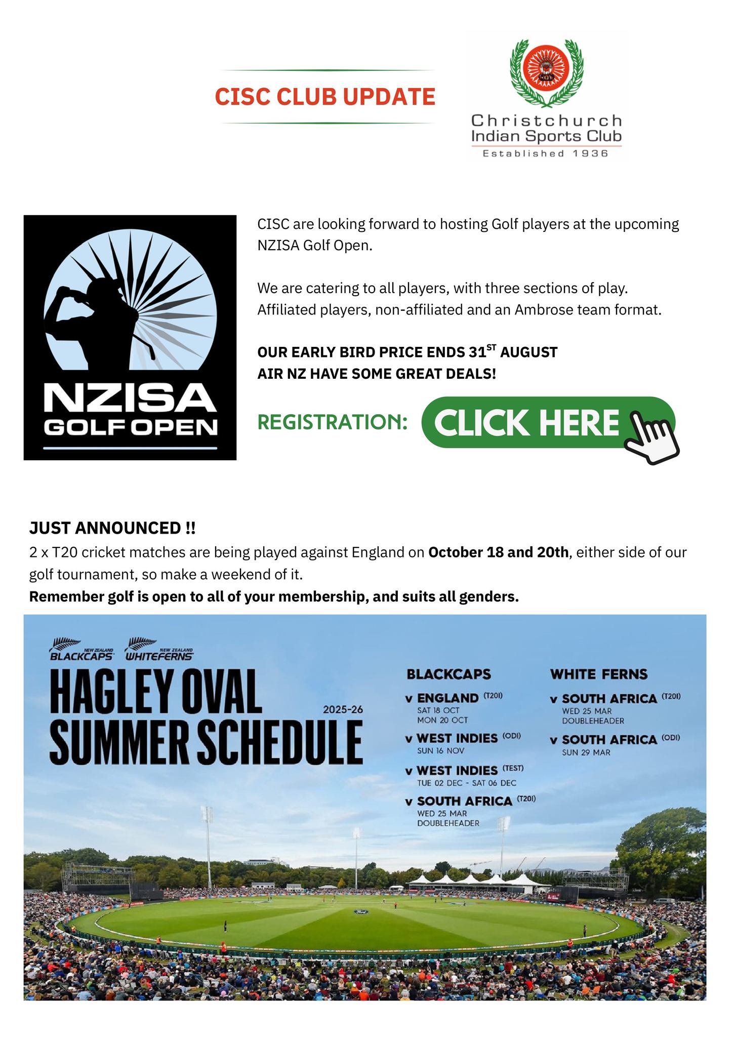 Waikato Indian Sports Club - Waik ISC