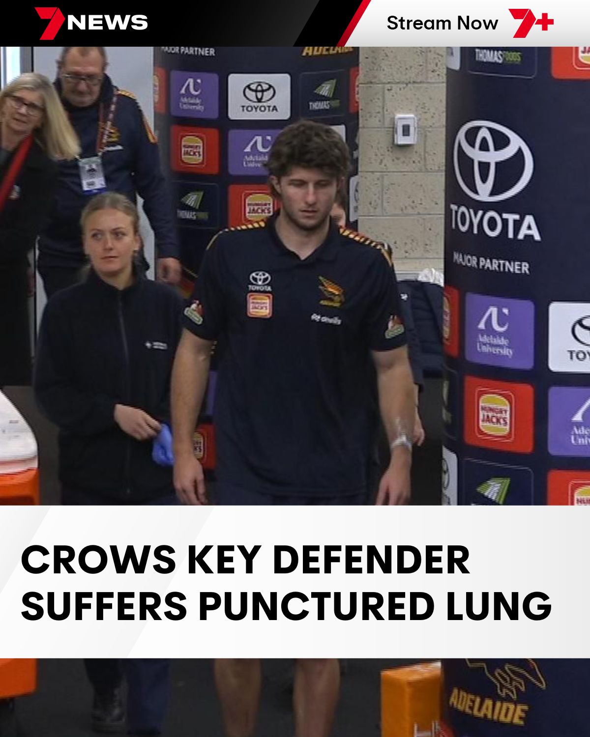 7NEWS - The Crows have suffered another injury blow with key defender ...