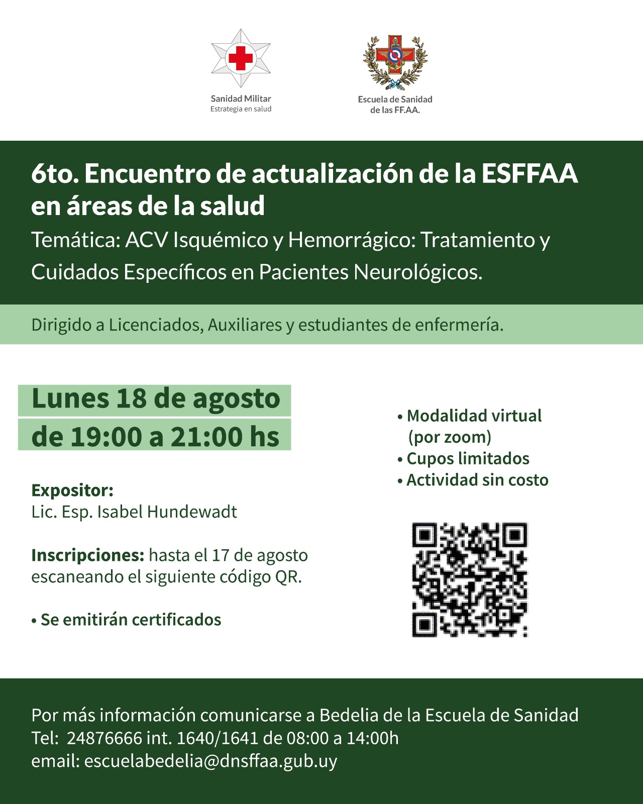 Hospital - Cupos completos 6to. Encuentro de actualización de la ESFFAA ...