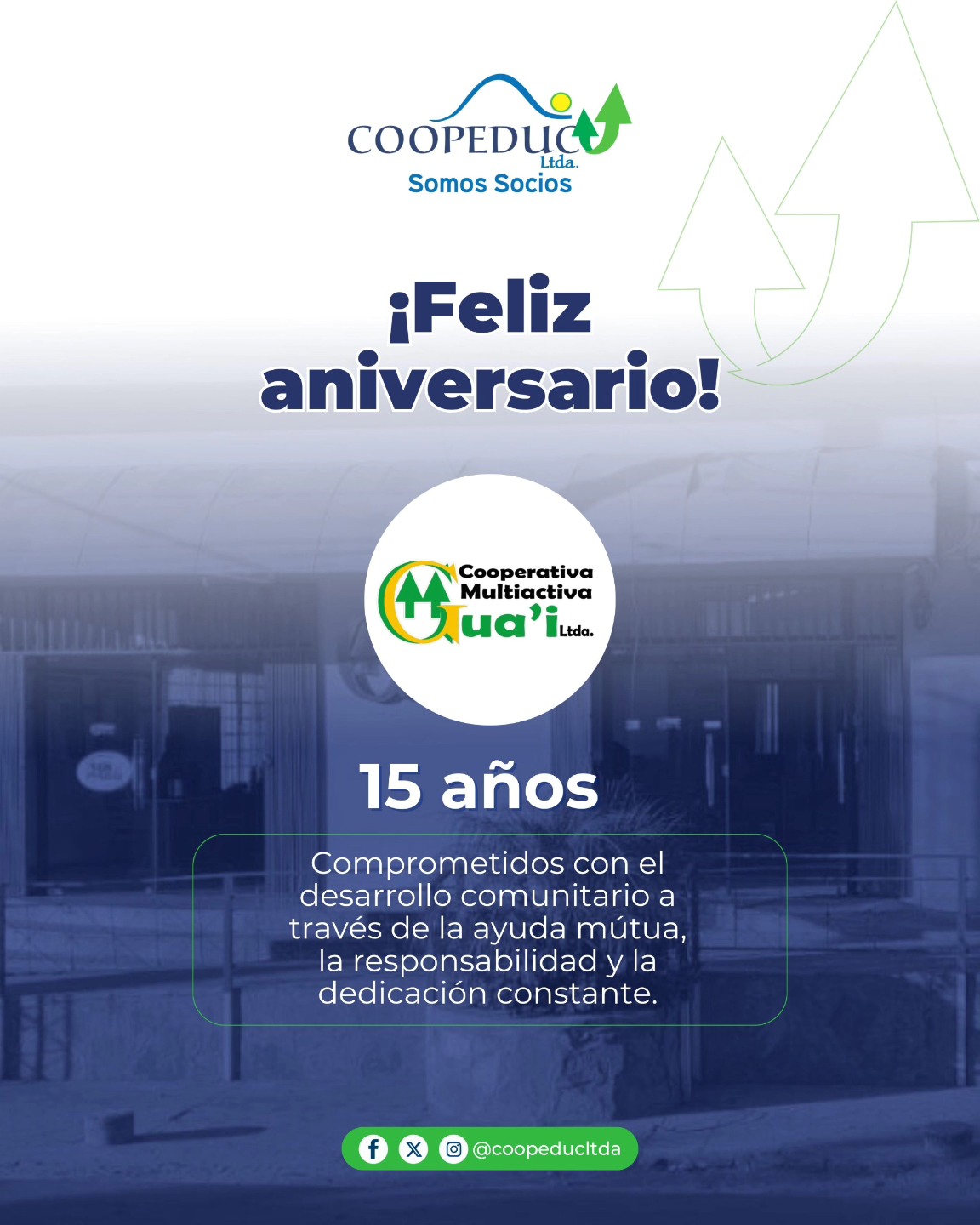 Coopeduc - Saludamos a toda la familia de @cooperativaguai por sus 15 ...