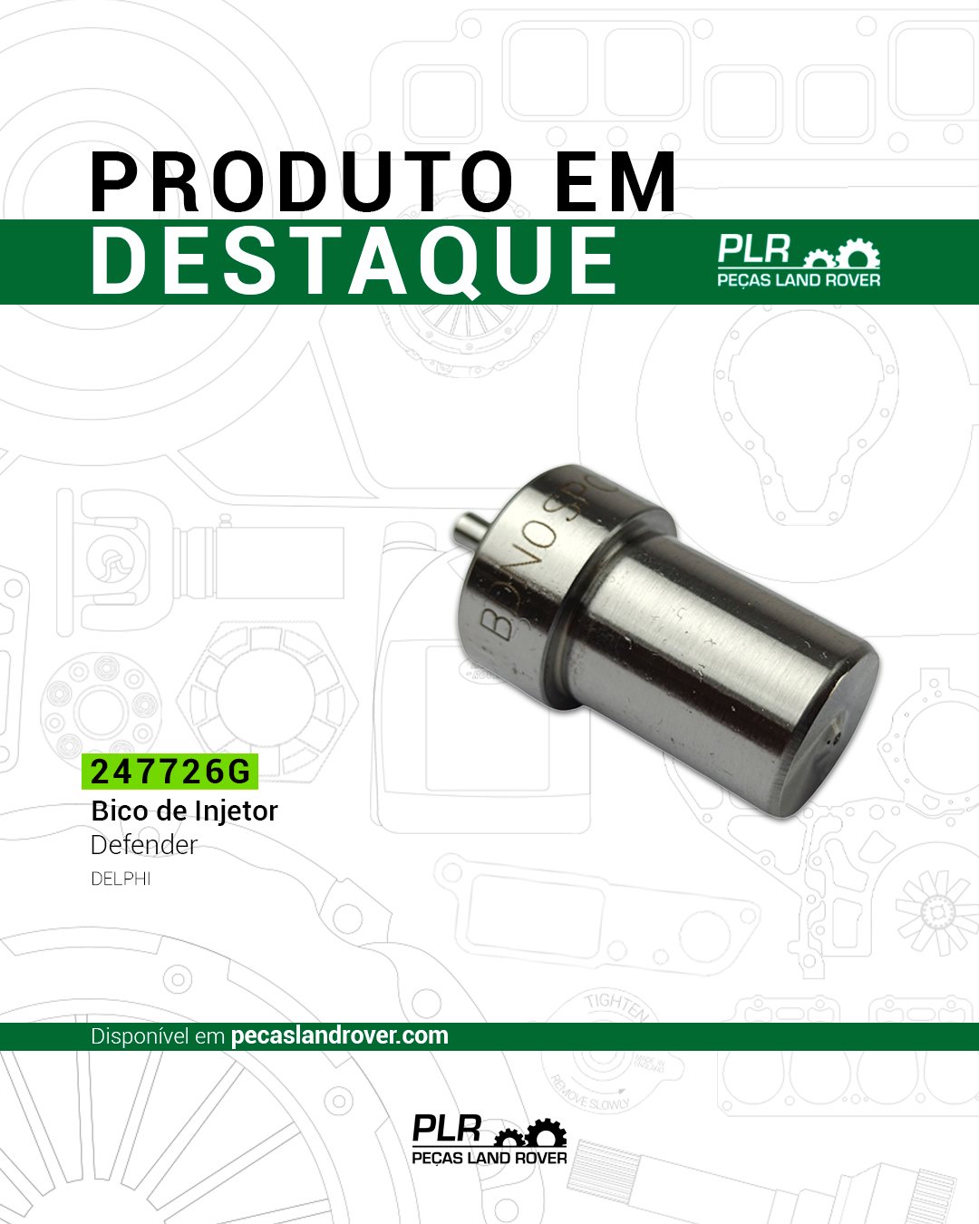 O produto em destaque de hoje é o... - PLR - Peças Land Rover | Facebook