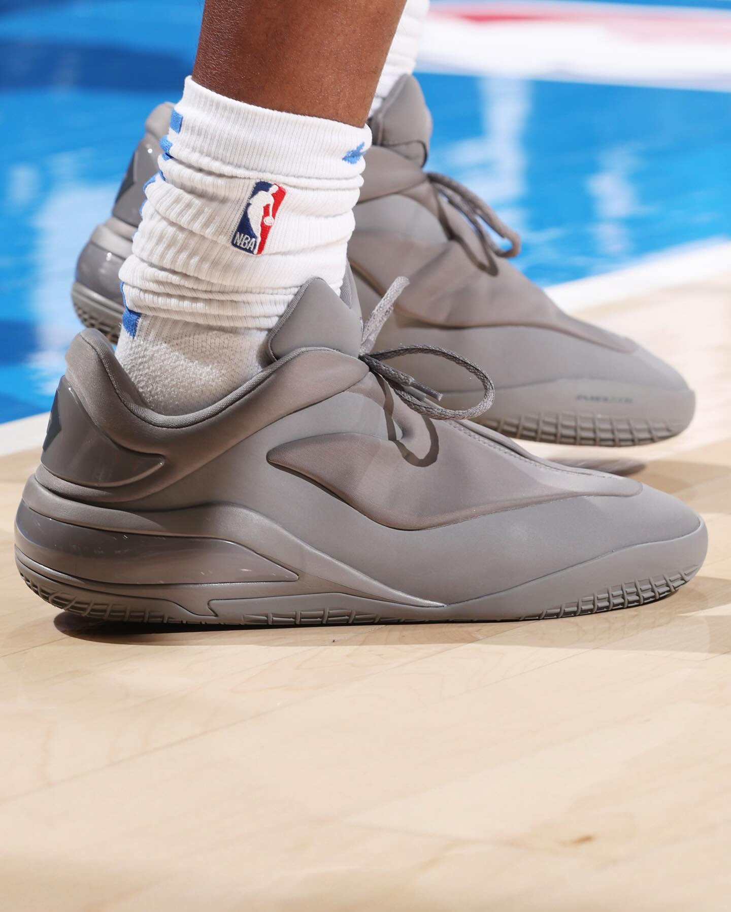 shai takes the court for Game 1 in his “Ares Grey” Converse Shai