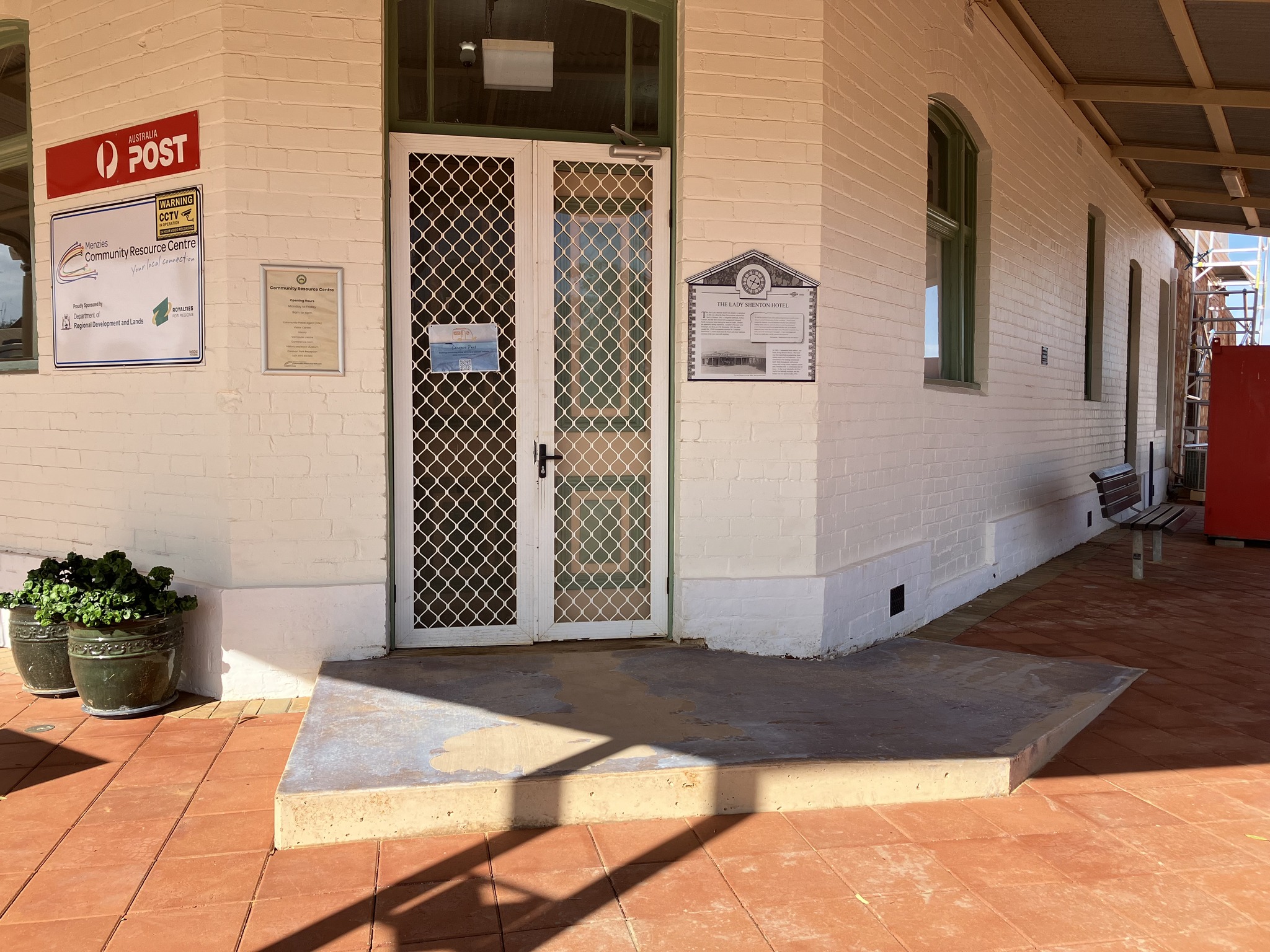 The new access ramp is now officially... - Shire of Menzies | Facebook