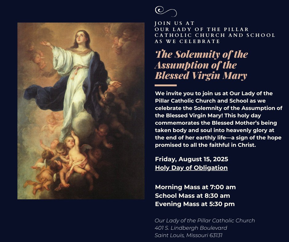 Our - 🌟 Celebrate the Assumption of the Blessed Virgin Mary 🌟 Join us ...