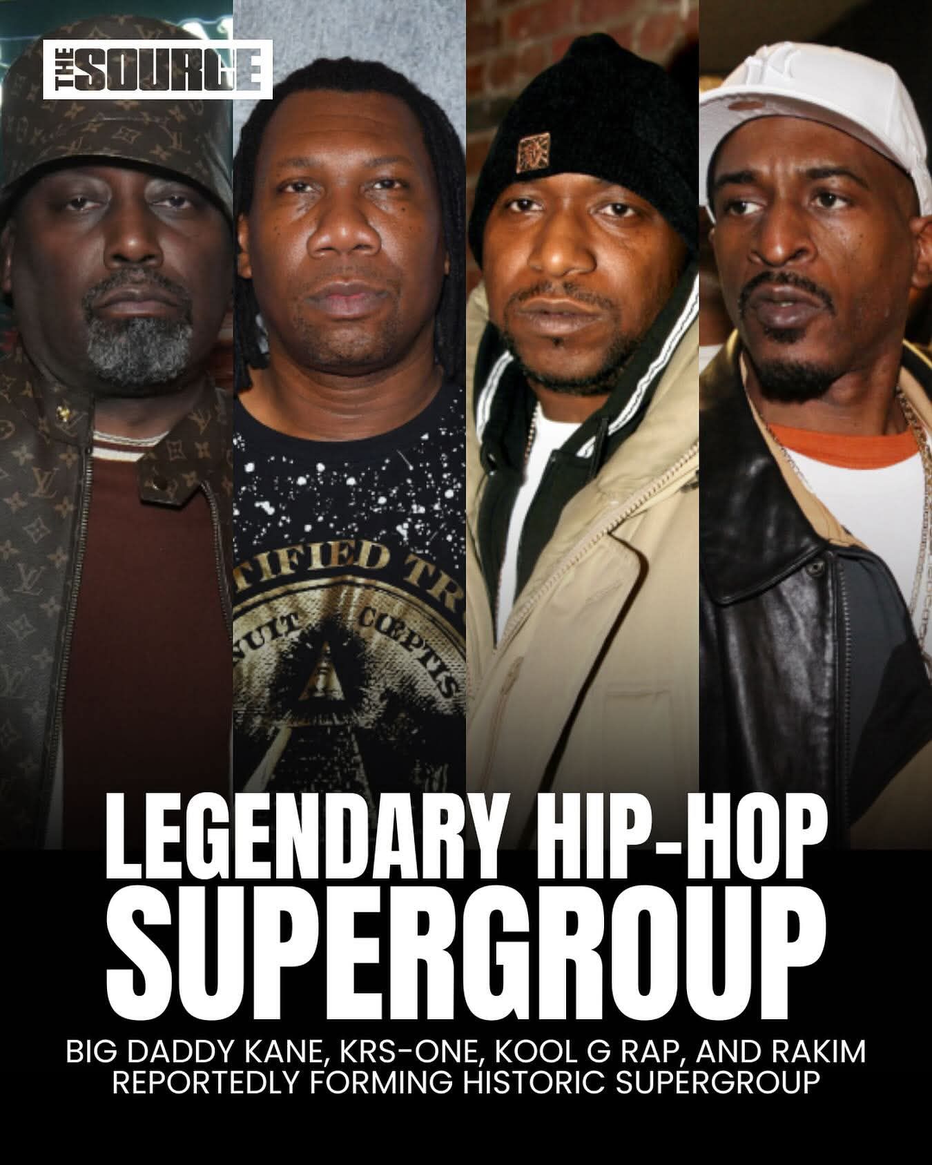 Once there was tension between them. Now Rakim & Big Daddy Kane 
