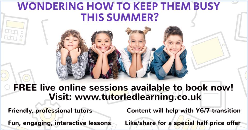 Last week of school for many. A... - Tutor Led Learning | Facebook