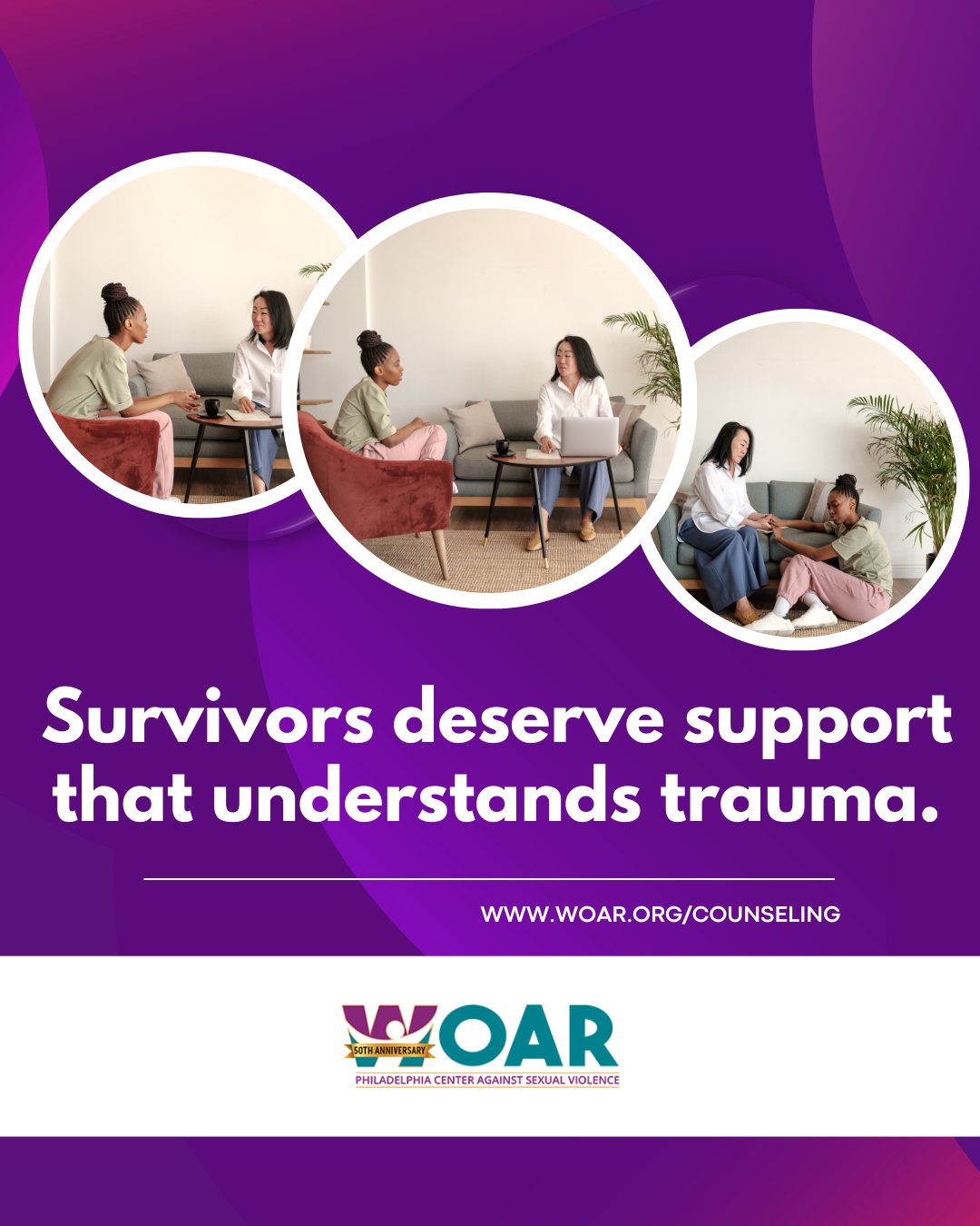 WOAR - Philadelphia Center Against Sexual Violence | Philadelphia PA
