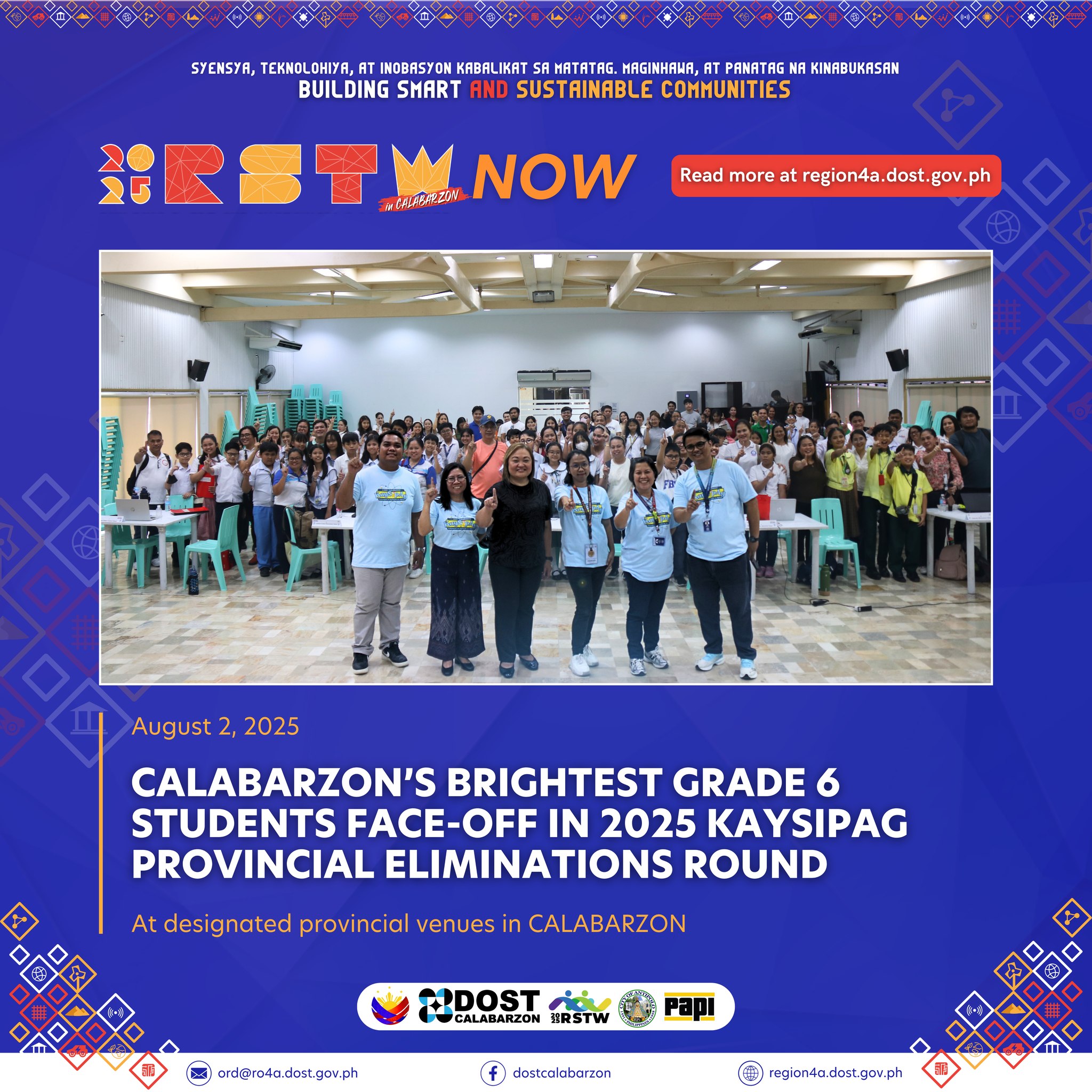 #DOSTCALABARZONNow: CALABARZON’s... - DepEd R-4A Calabarzon | Facebook