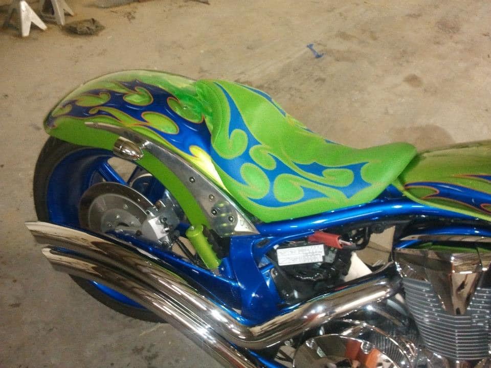 Before and after Honda Fury.... - After Hours Upholstery