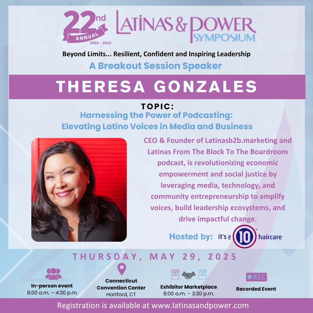 Latinas and Power - We’re thrilled to announce Theresa Gonzales, CEO ...