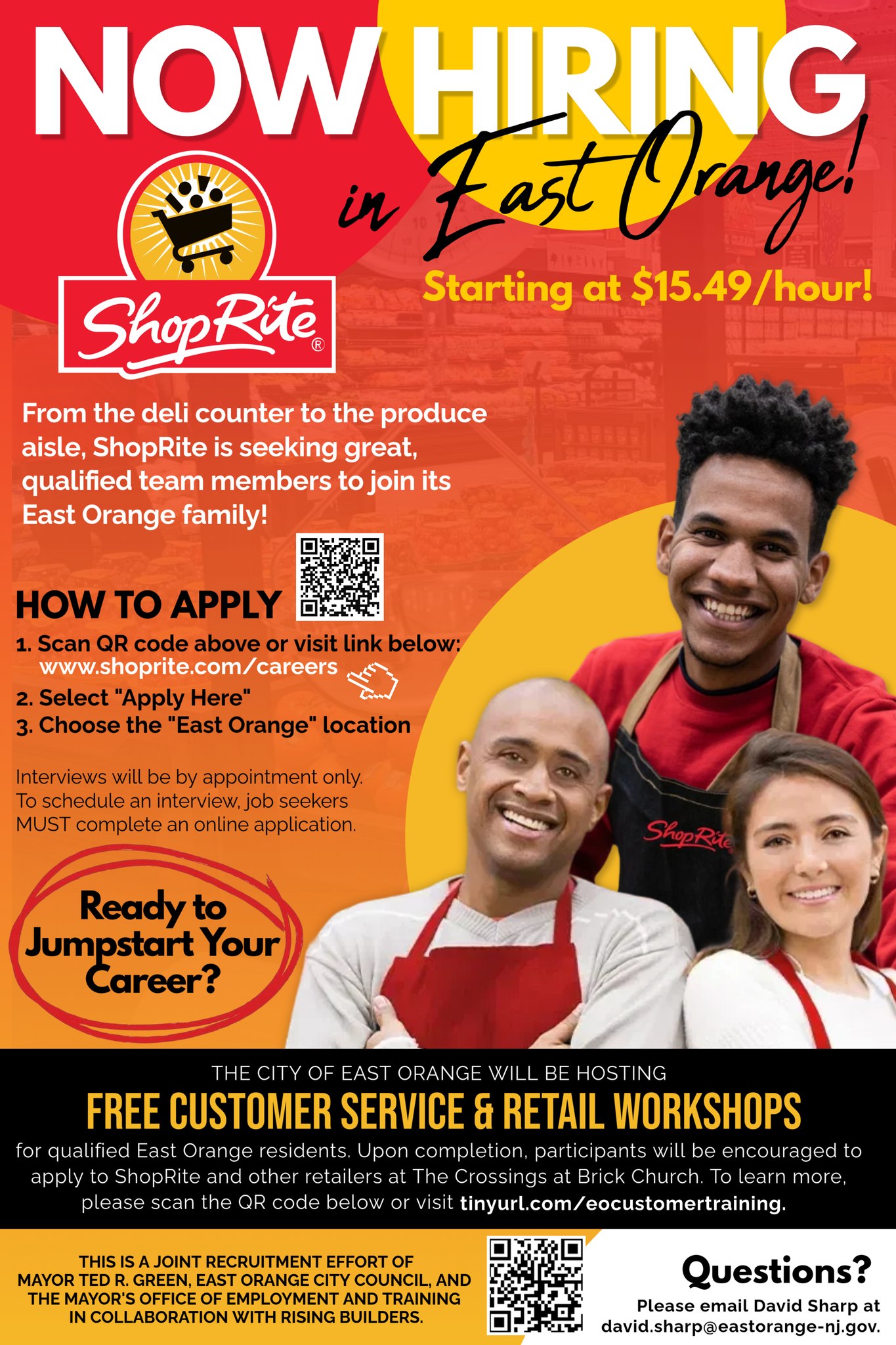 East - JOB ALERT! The new and improved ShopRite in East Orange is NOW ...