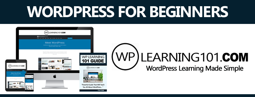 WP Learning 101 - Home